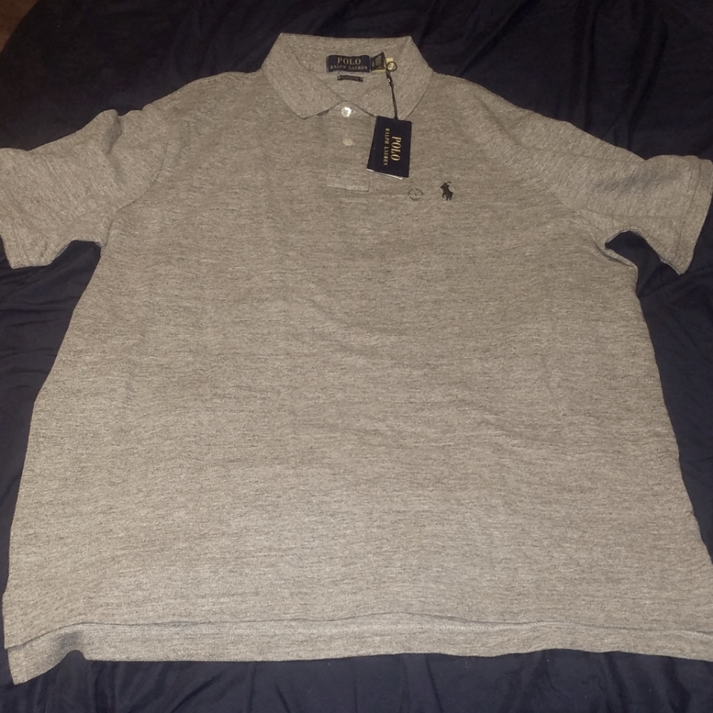 NWT Polo Ralph Lauren Gray Dress shirt Large